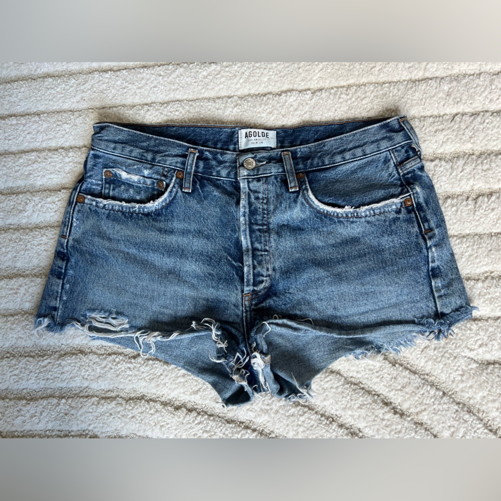 AGOLDE DISTRESSED SHORTS